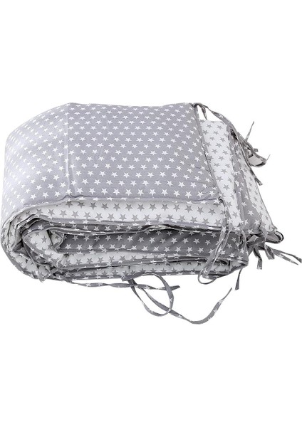 Bebek Tampon Saf Pamuklu Yatak Beşik Çit Koruyucusu Kafa Başucu Koruma Ped