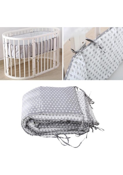 Bebek Tampon Saf Pamuklu Yatak Beşik Çit Koruyucusu Kafa Başucu Koruma Ped modelleri