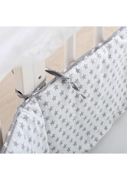 Bebek Tampon Saf Pamuklu Yatak Beşik Çit Koruyucusu Kafa Başucu Koruma Ped indirimleri