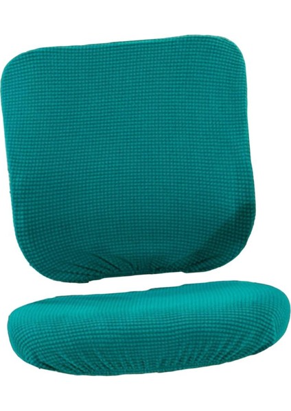 Yumuşak Streç Ofis Bilgisayar Masa Sandalye Kapağı Evrensel Koltuk Slipcover Dekor Mavi fırsatları