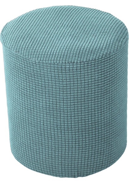 Yuvarlak Osmanlı Kapakları Ayak Dinlenme Slipcover Elastik Alt Gri fiyatları