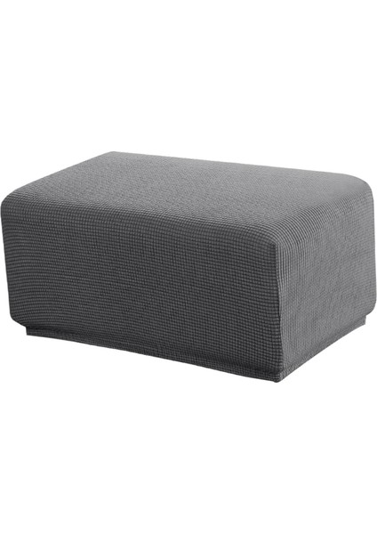 Ayak Fırtınası Dikdörtgen Çıkarılabilir Osmanlı Slipcovers Pouf Protector Gri Xl fiyatları