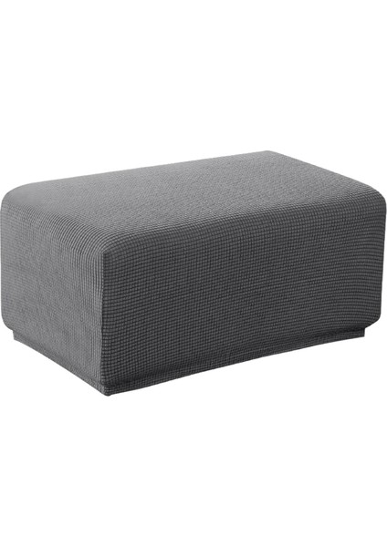 Ayak Fırtınası Dikdörtgen Çıkarılabilir Osmanlı Slipcovers Pouf Protector Gri Xl indirimleri