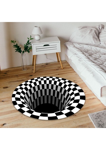 3D Alan Halı Yemek Odası Yurt Yatak Odası Giriş Yolu 80CM Için Halı Kapattı(Yurt Dışından)