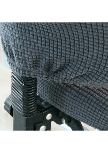 Yumuşak Streç Ofis Bilgisayar Masa Sandalye Kapağı Evrensel Koltuk Slipcover Dekor Gri modelleri