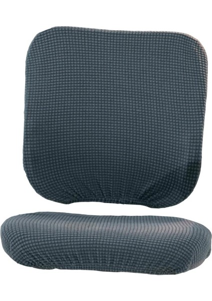 Yumuşak Streç Ofis Bilgisayar Masa Sandalye Kapağı Evrensel Koltuk Slipcover Dekor Gri fırsatları