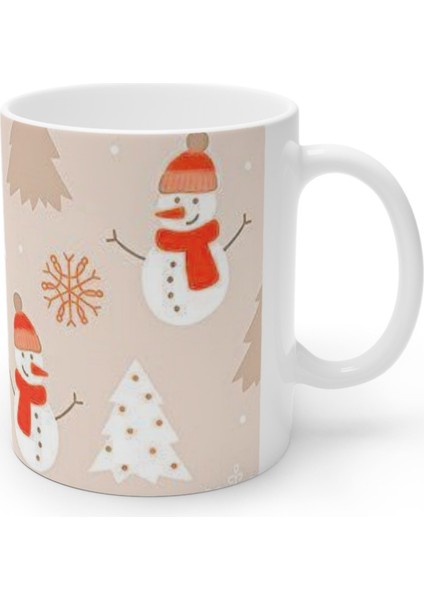 Noel Yılbaşı Kardan Adam Snowman Merry Christmas Kupa Bardak Mug