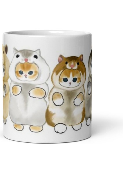 Fare Kostümlü Kediler Kupa Bardak Mug