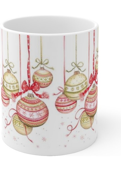 Noel Yılbaşı Askılı Süsleri Figürlü Merry Christmas Kupa Mug fiyatları