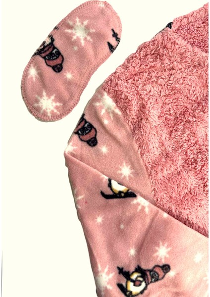 Kız Çocuk Peluş Baskılı Polar Pijama Takımı fiyatları