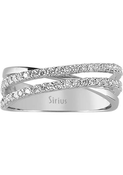 Çift Sıra Taşlı Pırlanta Yüzük 0404R0003 fiyatları