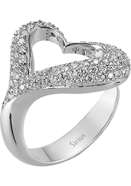 Pırlanta Taşlı Kalp Yüzük 0404R0004 modelleri