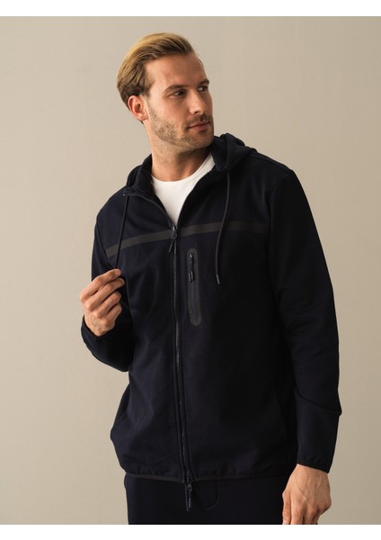 Erkek Lacivert Regular Fit Sweatmont modelleri