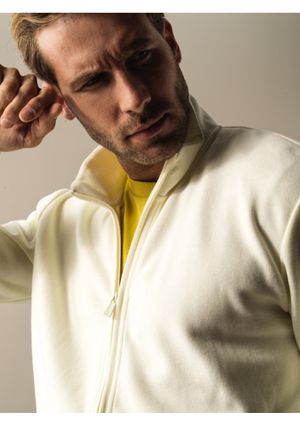 Erkek Ekru Regular Fit Sweatmont fiyatları
