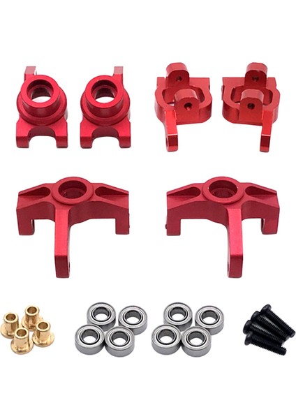 Wltoys Direksiyon Hub Taşıyıcı Kitleri 144010 144001 144002 112 114 Rc Araba Kırmızı (Yurt Dışından) fırsatları