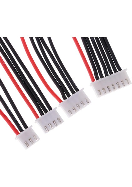 10 Jst Xh Konektör Adaptör Fişi 2-6s B6 Dengeleme Şarj Cihazı Silikon Kablosu (Yurt Dışından)