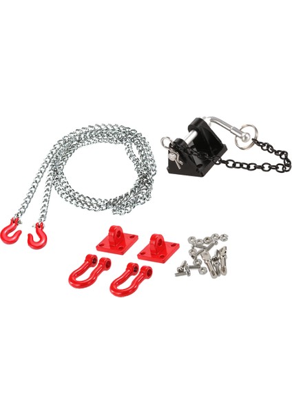 110 Rc Eksenel SCX10 Tf2 RC4WD Rc Rock Trawler Tow Hooks Römork Zincirleri (Yurt Dışından)