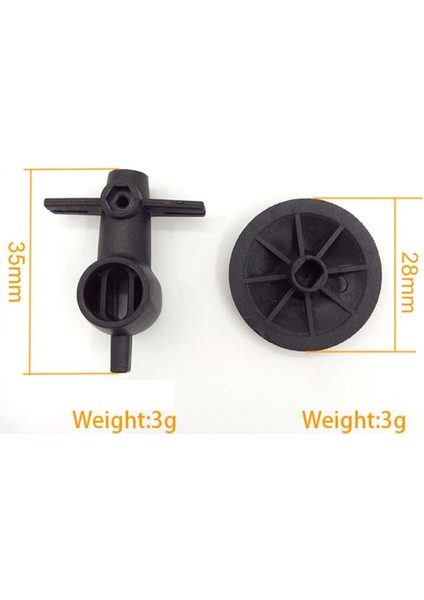 Wltoys V950 Rc Uçak Modelleri 2pc Siyah Rotor Kafası V.2.V950.002 (Yurt Dışından)