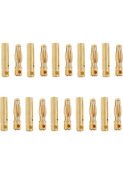 30 Çift 4mm 4.0 Altın Kaplamalı Muz Tapası Konnektörü Dıy Rc Pil Esc Motoru (Yurt Dışından) fırsatları