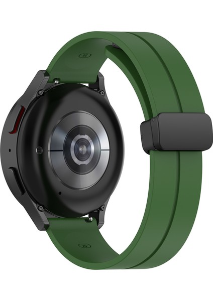 Amazfit Gts Bip Lite S Gtr 42MM Kordon Magnetli Ayarlanır Silikon Kordon 20MM