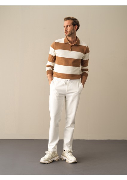 Erkek Beyaz Pamuklu Sweat Pantolon fiyatları