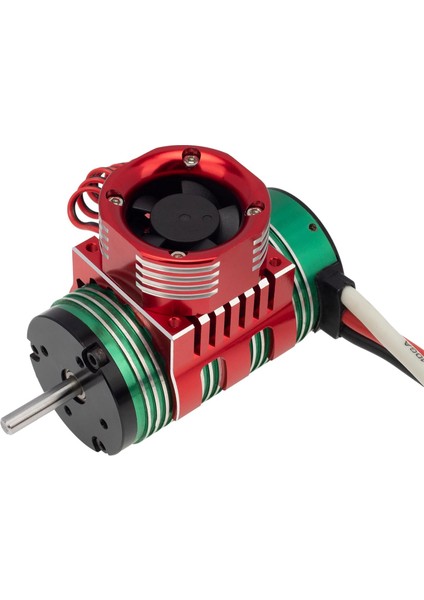 1/8 1/10 Rc Motor Soğutma Fan Modeli Buggy Kamyonlar Araçlar Dıy Modifiye Parçalar Kırmızı (Yurt Dışından)