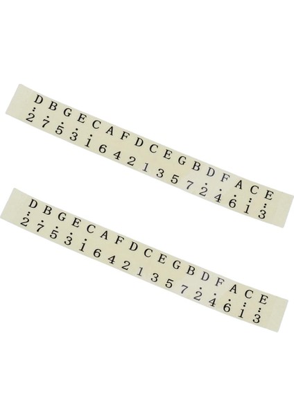 Afrika 17 Anahtar Kalimba Müzik Ölçeği Başlangıç ​​kalimba Için Anahtar Çıkartmalar (Yurt Dışından)