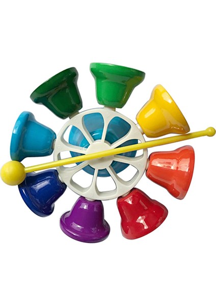 1 Set Zarif Döndür 8 Anahtar Müzik Bells (Yurt Dışından) modelleri