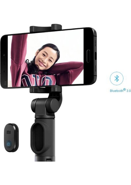 XIAOMI Mijia  Bluetooth Uzaktan Kumandalı Selfie Çubuğu - Siyah (Yurt Dışından)