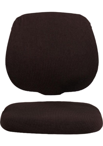2 Set, Dönen Sandalye Evi Için Çıkarılabilir Slipcover Bölünmüş Koltuk Kapağı modelleri