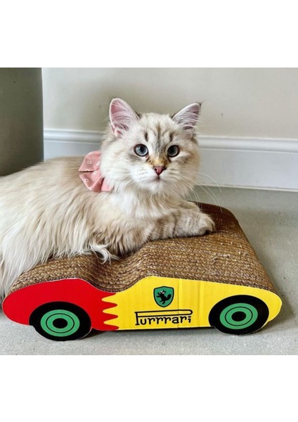 Purrari Kedi Tırmalama Kartonu 30 Cm Kediler Için Tırmalama Tahtası Kedi Tırnak Bakımı