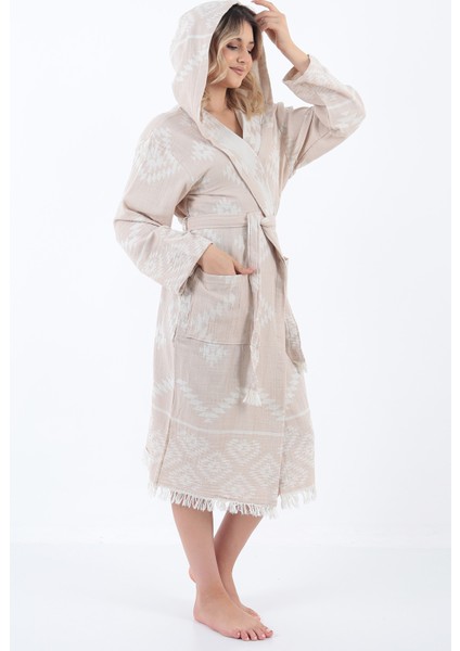 Karina Peştemal Bornoz Bej fiyatları