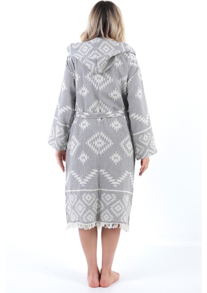 Karina Peştemal Bornoz Koyu Gri modelleri
