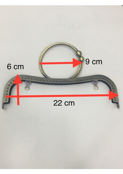 Çanta ve Cüzdan Klipsi Kuluplu 22 cm fırsatları