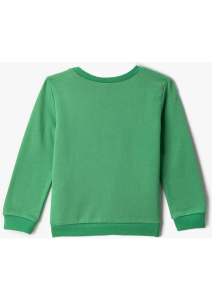 Erkek Bebek Sweatshirt Yeşil 3SMB10070TK
