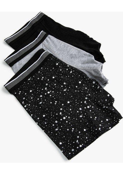 Basic 3'lü Boxer Seti Uzay Temalı Baskılı fiyatları