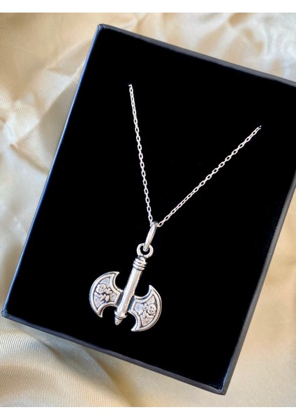 Alâ Silver Jewellery Balta 925 Ayar Gümüş Kolye