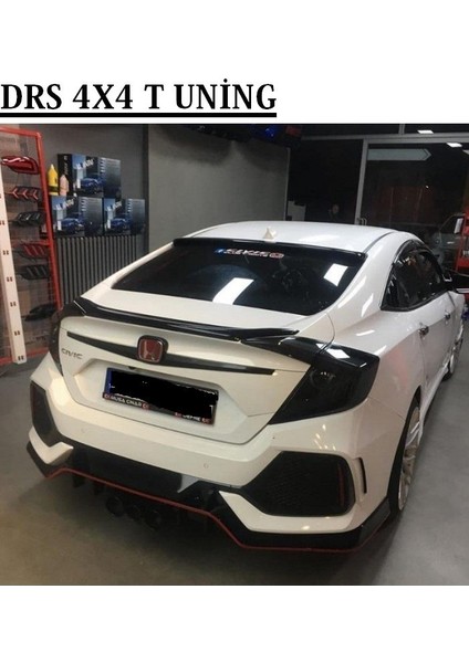 Honda Civic Fc5 Işıksız Hibrid Anatomik Spoiler Siyah Policarbon fiyatları