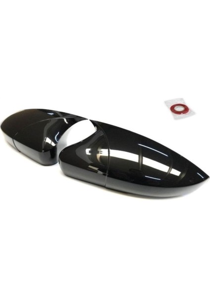 W204 2007-2014 Batman Yarasa Ayna Kapağı Piano Black