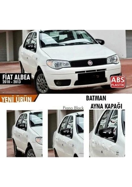 Fiat Albea Batman Yarasa Ayna Kapağı Piano Black / 2010-2013