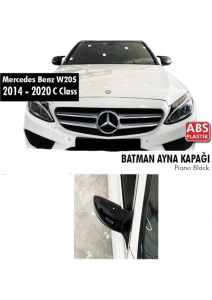 Mercedes C Serisi W205 (2015-2020) Batman Yarasa Ayna Kapağı (Parlak Siyah) fiyatları