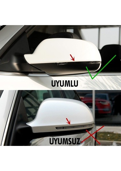 Audi A3 8p 2008-2012 Model Arası Batman Ayna Kapağı (Parlak Siyah) fırsatları
