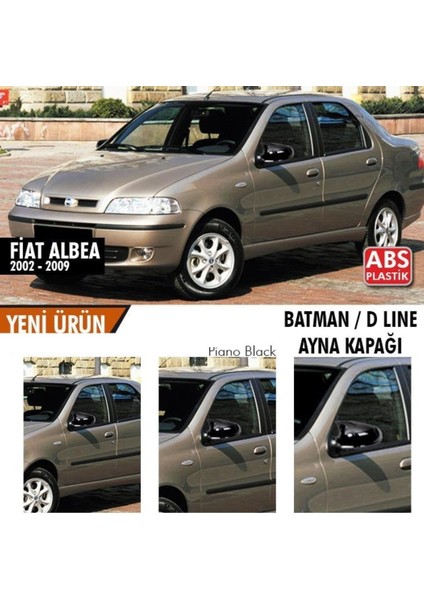 Fiat Albea (2002-2009) Batman Yarasa Ayna Kapağı (Makyajsız Kasa)
