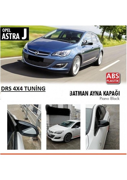 Opel Astra J Hb (2009-2015) Batman Yarasa Ayna Kapağı (Parlak Siyah)