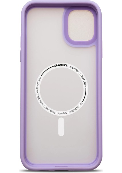 Apple iPhone 11 Magsafe BOLD Anti-Shock Kılıf - Lila
