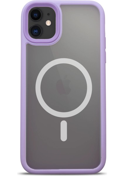 Apple iPhone 11 Magsafe BOLD Anti-Shock Kılıf - Lila