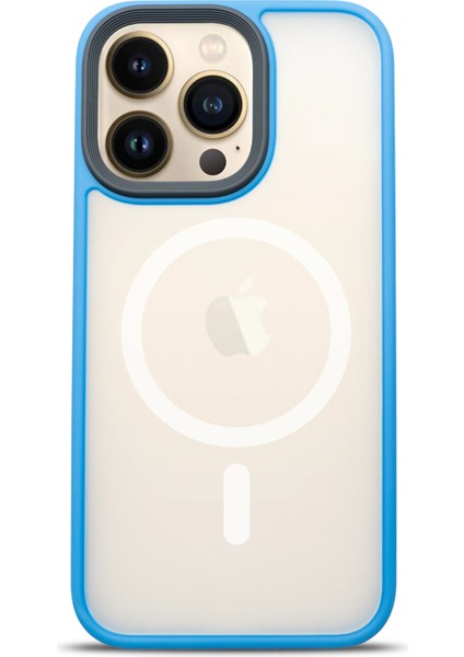 Apple iPhone 13 Pro Magsafe BOLD Anti-Shock Kılıf - Mavi