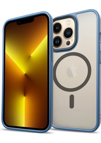 Apple iPhone 13 Pro Magsafe BOLD Anti-Shock Kılıf - Lacivert