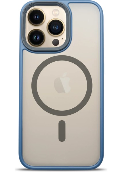 Apple iPhone 14 Pro Magsafe BOLD Anti-Shock Kılıf - Lacivert