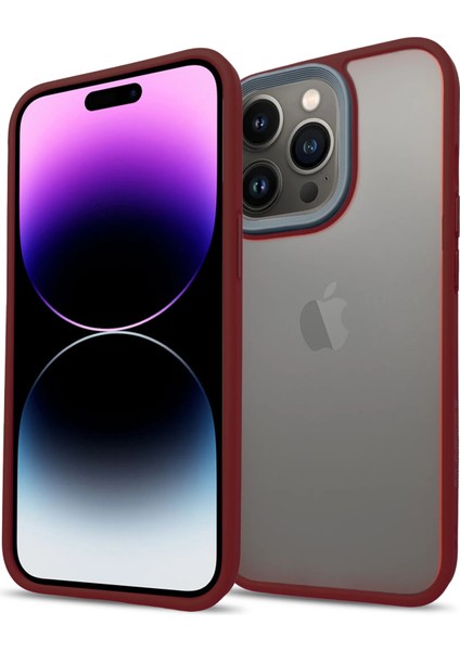 Apple iPhone 14 Pro Max BOLD Anti-Shock Kılıf - Wine modelleri